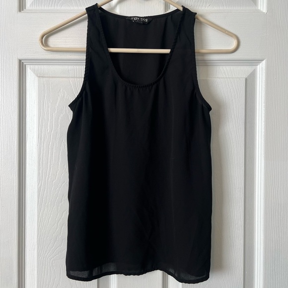 Express Black Tank Top Essential - Picture 1 of 4
